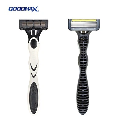 Lâmina de seis lâminas de fluxo aberto navalha masculina